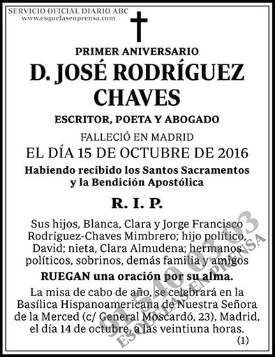 José Rodríguez Chaves